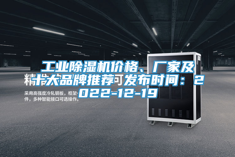 工业除湿机价格、厂家及十大品牌推荐 发布时间：2022-12-19