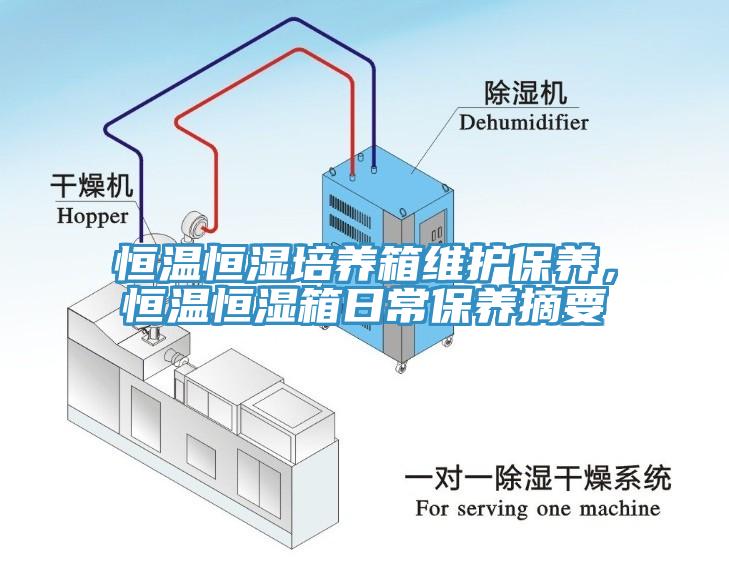 恒温恒湿培养箱维护保养，恒温恒湿箱日常保养摘要