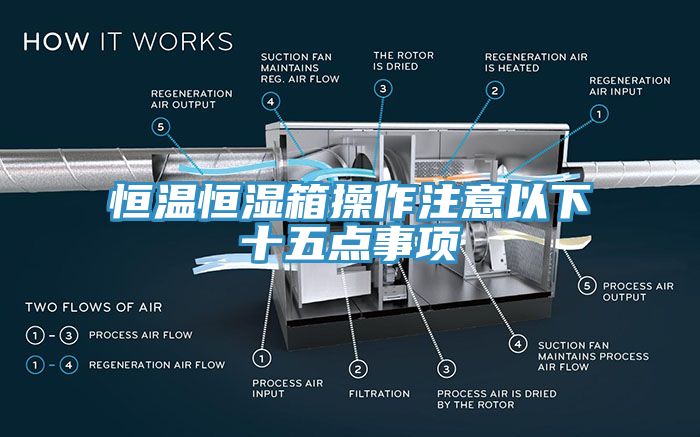 恒温恒湿箱操作注意以下十五点事项