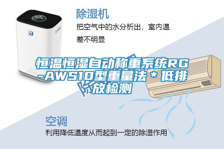 恒温恒湿自动称重系统RG-AWS10型重量法＊低排放检测