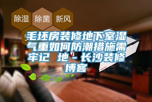 毛坯房装修地下室湿气重如何防潮措施需牢记 地－长沙装修博客