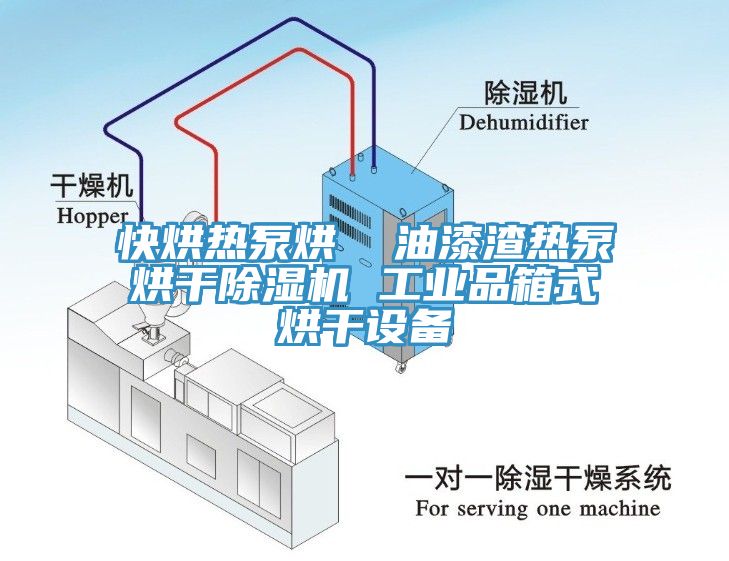 快烘热泵烘  油漆渣热泵烘干除湿机 工业品箱式烘干设备