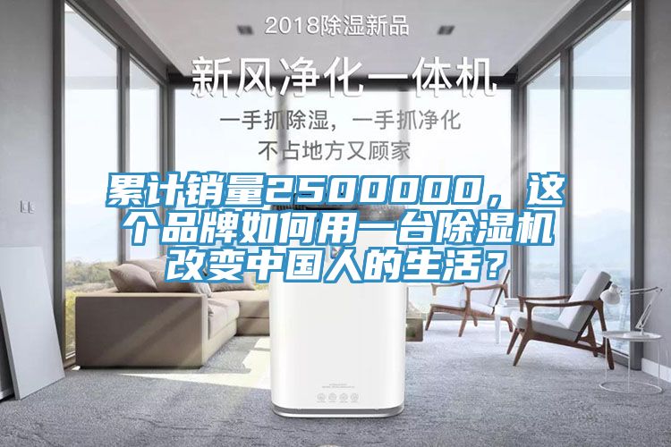 累计销量2500000，这个品牌如何用一台除湿机改变中国人的生活？