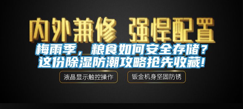 梅雨季，粮食如何安全存储？这份除湿防潮攻略抢先收藏!