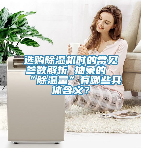 选购除湿机时的常见参数解析 抽象的“除湿量”有哪些具体含义？