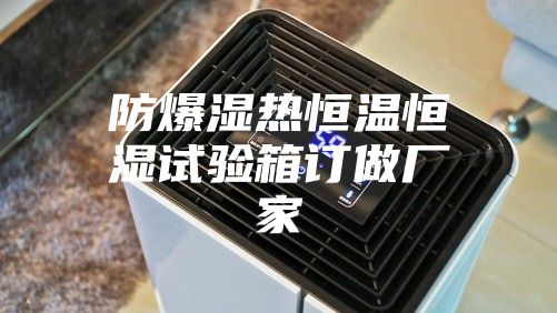 防爆湿热恒温恒湿试验箱订做厂家